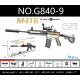 Karabina M416 Šedá na Vodní Kuličky + Příslušenství