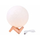 3D LED Lampička Barevný měsíc 18cm ZA3826
