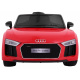 Audi R8 Spyder baterie Červená + Dálkové ovládání + EVA + Pomalý start + Rádio MP3 + LED dioda