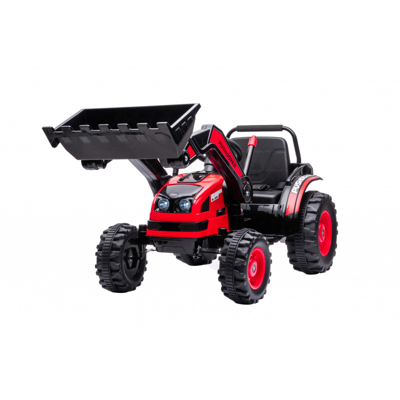 Vozidlo Bagr traktor Červená