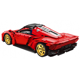 Sada Stavebnic Sportovní Auto Červené R/C 1958ks.