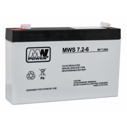 Gelová baterie 6V/7,2Ah Náhradní díl pro dětská elektrická vozidla