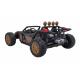 Dětská závodní buggy na baterie 5 Black + motory 2x200W + dálkové ovládání + zvuková LED dioda + pomalý start