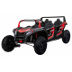 Čtyřmístná bugina ATV RACING UTV2000 s li-ion baterií Červená