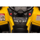 Quad Can Am Outlander ATV s pilotem Žlutý