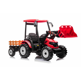 Vozidlo MEGA Traktor D68 S Přívěsem Červený