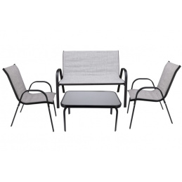 Zahradní nábytek FIESTA - stůl, pohovka, 2 křesla