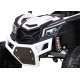UTV-MX bateriová buggy pro děti Bílá + pohon 4x4 + dálkové ovládání + LED audio + úložný prostor + EVA + pomalý start