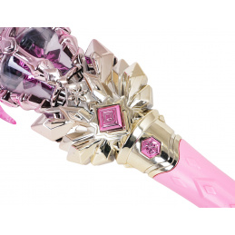 Magická Hůlka s Funkcí Světel a Zvuku Růžová