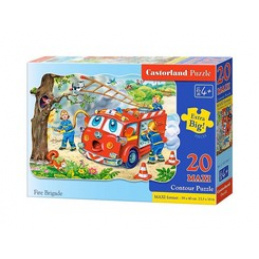 CASTORLAND puzzle 20 MAXI dílků - Hasičský sbor