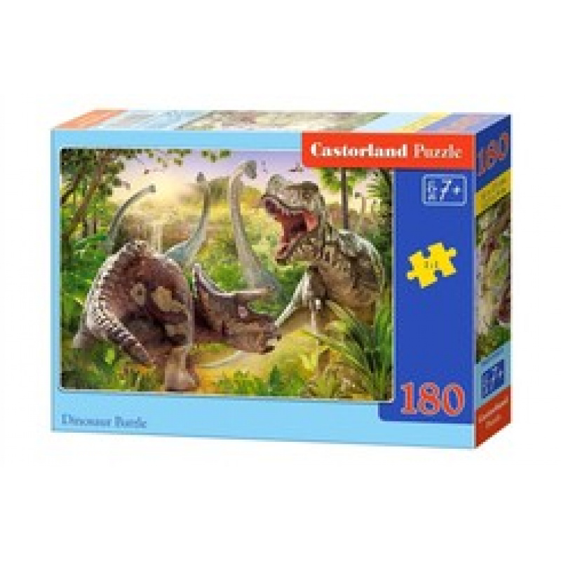 CASTORLAND Puzzle 180 dílků - Dinosauří bitva