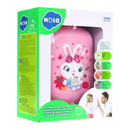 Interaktivní toaleta 2v1 růžový kufřík pro dívky 2+ Melodies Lights + příslušenství