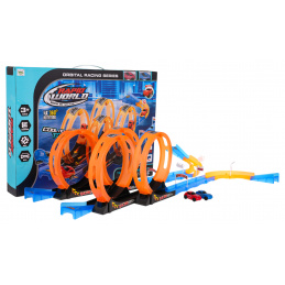 Závodní dráha Hořící Smyčka + Auta 38ks.