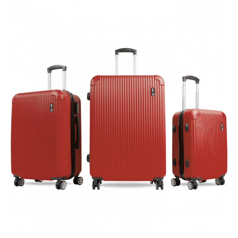 Aga Travel Sada cestovních kufrů MR4652 Červená