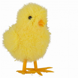 Stoffový kuřátko k postavení velikonoční