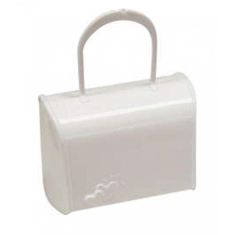 Pouzdro na dudlík 0m+ POUPY Bílá taška