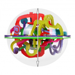 3D kulička s bludištěm pro děti 6+ Navádění kuliček + 299 fází + Logická a obratnostní hra