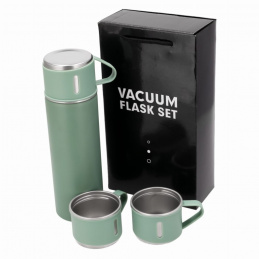 Dárková sada - termoska z nerezové oceli, tři termohrnky
