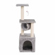 Aga Škrabadlo pro kočky 30x30x90 cm Šedé