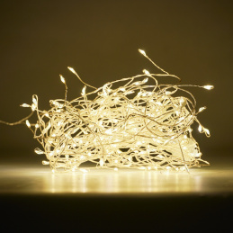Aga LED Světelný řetěz  6 m 200 LED Teplá bílá