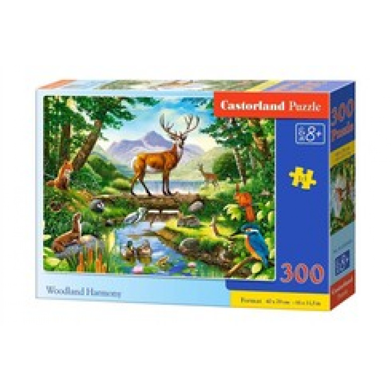 CASTORLAND Puzzle 300 dílků - Lesní harmonie