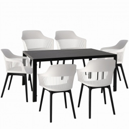 Zahradní sestava stůl + 6 židlí CORNIDO
