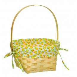 Bambusový velikonoční košík