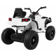 Dětská baterie ATV Air Quad White + nafukovací kola + rádio MP3 + startování zdarma