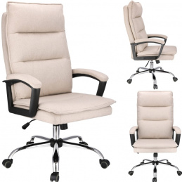 Otočná židle ESPO látka - béžová