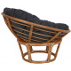 Aga Ratanové křeslo PAPASAN Dark Grey