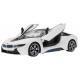BMW i8 white RASTAR 1:14 model auta na dálkové ovládání + 2,4 GHz dálkové ovládání