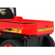 Farmářské auto pro 2 děti Červené + 4x4 + Dálkové ovládání + Kiper + LED Audio