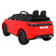 Range Rover Velar baterie červená + dálkové ovládání + EVA + pomalý start + MP3 LED