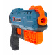 TURBO pistole pro děti 8+ Modrá + 6 bezpečných střel + ruční mechanismus