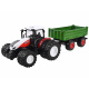 Traktor na dálkové ovládání + zelený přívěs RC0602
