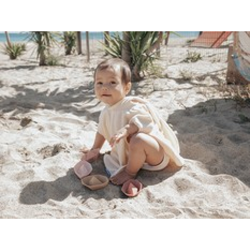 BAMBOOM Sada 4 lodiček na hraní Růžová