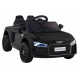 Audi R8 baterie pro děti černá + dálkové ovládání + EVA + pomalý start + MP3 LED