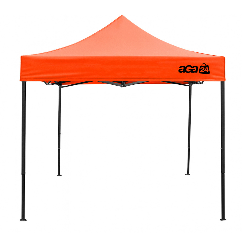 Aga Prodejní stánek bez bočnic 3×3 m Oranžový