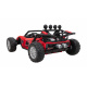 Dětská závodní buggy na baterie 5 Red + motory 2x200W + dálkové ovládání + LED audio + pomalý start