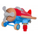 Dřevěné Letadlo Červené