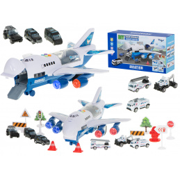 Aga Policejní nákladní letadlo s auty