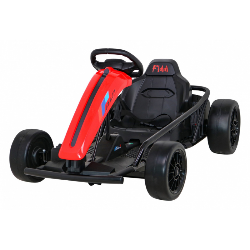 Dětská motokára na baterie FX1 Drift Master Červená + funkce Drift + EVA kola