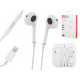 Kabelová sluchátka Lightning Bílá