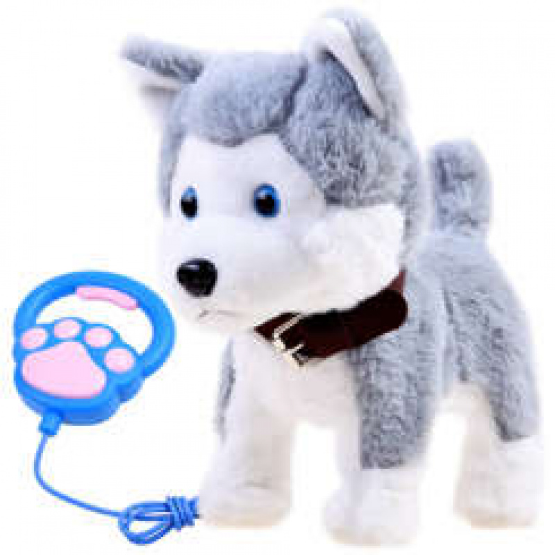 Interaktivní pes Husky na vodítku ZA3888