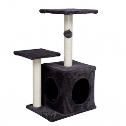 Aga Škrabadlo pro kočky 30x45x70 cm Černé