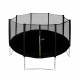 Aga SPORT PRO Trampolína 366 cm Černá + ochranná síť + žebřík
