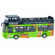 Kovový dvoupatrový autobus ZA2094 - zelený