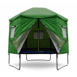 Aga Stan na trampolínu 250 cm (8 ft) Tmavě zelený