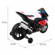 Dětská bateriová motorka BMW HP4 Červená + pomocná kola + pomalý start + EVA + MP3 LED