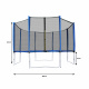 Aga SPORT PRO Trampolína 366 cm Modrá + ochranná síť + žebřík